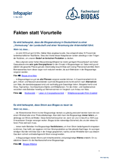 Informationen und Fakten zum Thema Biogas