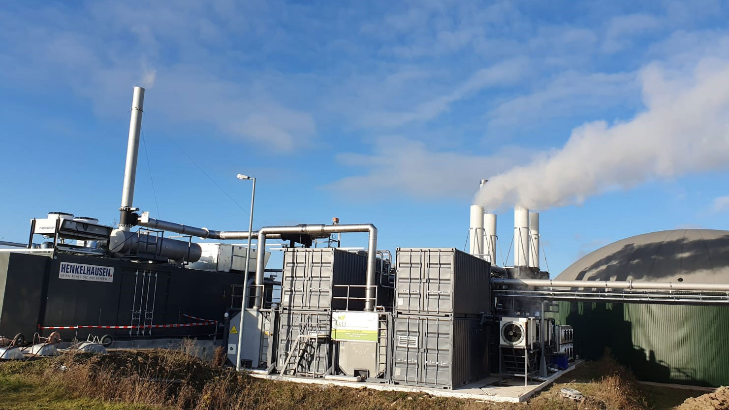 Modernste Technik in der Biogasanlage in Nohra