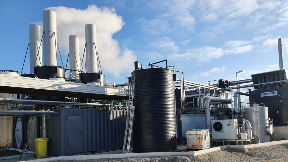 Modernste Technik in der Biogasanlage in Nohra